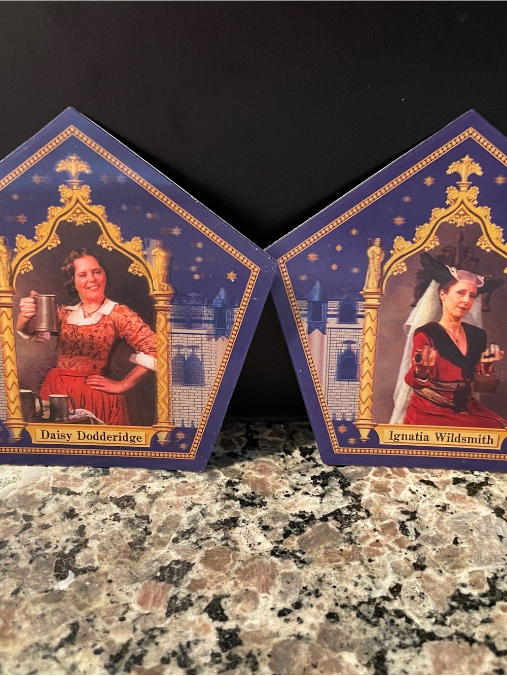 Wizarding Bakery Pentagonal Card Pack - Purple & Gold Trading Cards